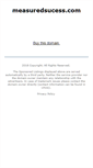 Mobile Screenshot of measuredsucess.com